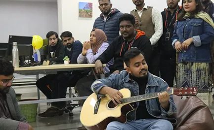 Refreshments between work